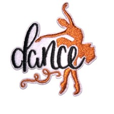DANCE BALLET SO BEAUTIFUL IRON ON Patch ONE FREE STICKER