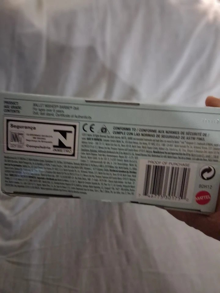 Muñeca Barbie Mattel 2017 Signature Ballet Wishes DVP52plnk Label Foto 3 de 4