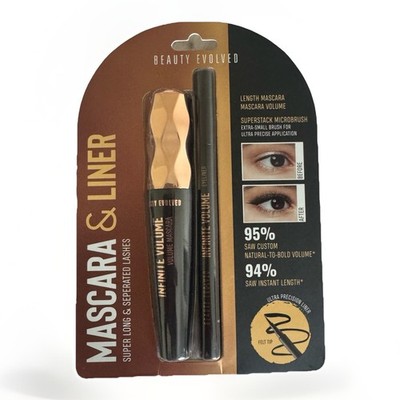 Black Volumizing Mascara & Liner, Beauty Evolved 