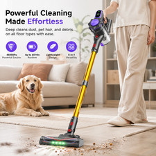 MV3 Cordless Vacuum Cleaner 45KPa 550W Pet Hair Carpet Floor Hoover Anti Tangle