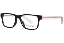 Versace VK3324U GB1 Eyeglasses Youth Kids Boy's Black Full Rim Square Shape 47mm