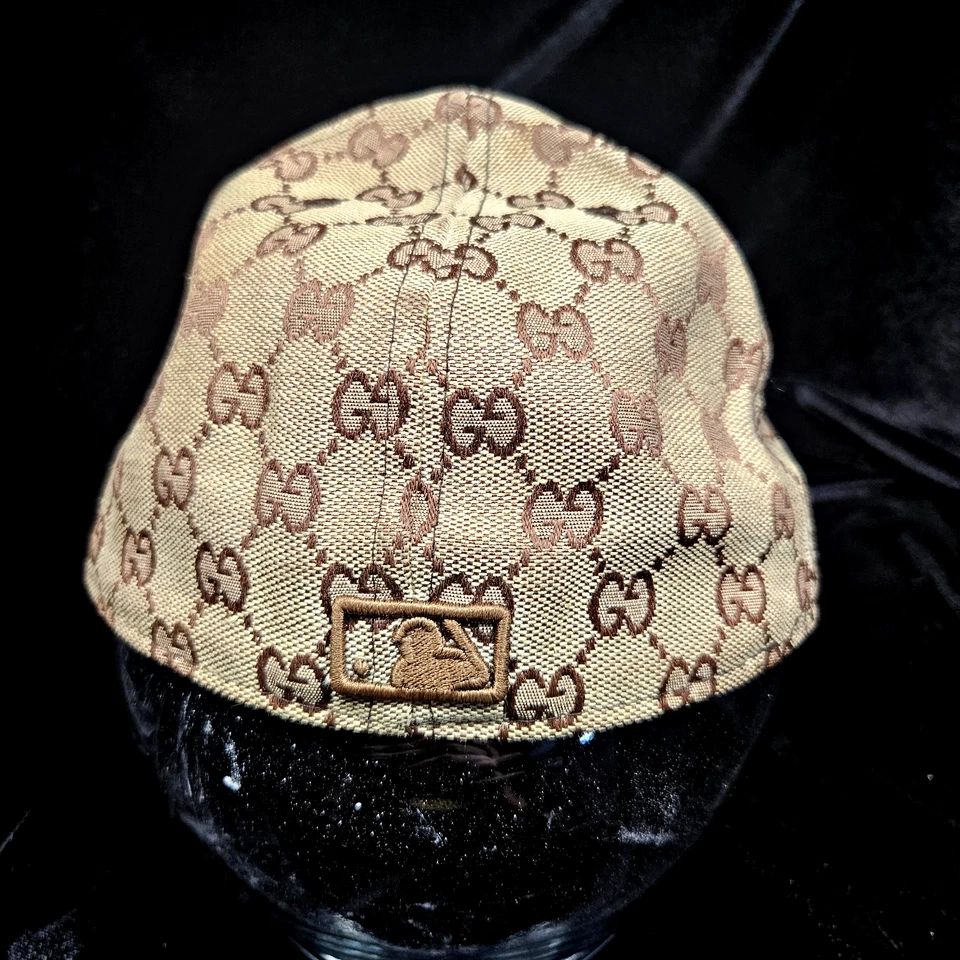 New York Yankees GUCCI Hat - RARE , 59Fifty New Era - Limited Edition! -7 1/4 - Image 2 of 4