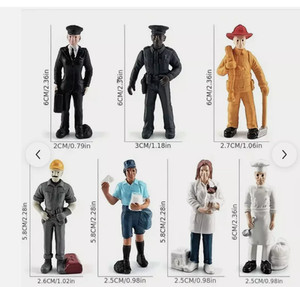 LOT OF 7 FIGURES PAINTED,ASSEMBLE 1:32 SCALE SLOT CARS All New!