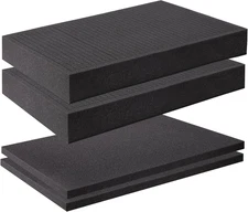 2 Size Pick and Pluck Foam Sheet,4 Pack Polyurethane Gun Case Foam for Cases,Pre