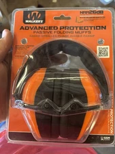 WALKER’S ADVANCED PROTECTION PASSIVE FOLDING SHOOTING EAR MUFFS NRR 26 dB NEW