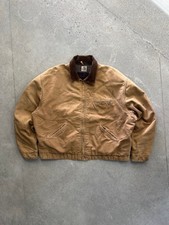Vintage 80s USA Carhartt Detroit Blanket Lined Work Jacket - XL