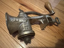 Keystone No. 10 Metal Meat Grinder Countertop Clamp Hand Crank Boyertown Vintage