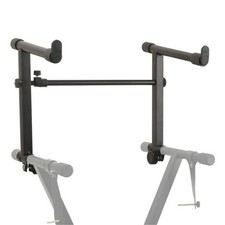 Keyboard Stand Extension Adapter 2 Tier Adjustable Width Digital Piano Rack