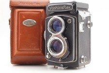Exc 5 w/Case Yashica Yashicaflex C 6x6 TLR Camera 80mm F3.5 Lens From JAPAN