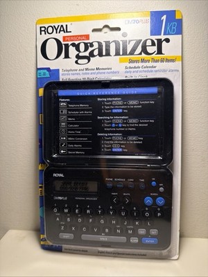 Vintage Royal Personal Organizer DM70 Plus 1KB New Sealed....................230