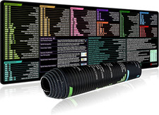 Excel Shortcut Keys Mouse Pad, Extended Large Desk Mat 31.5X11.8 Inch with Non