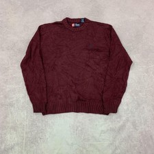 Chaps knitted jumper Chunky knit sweater Men's L