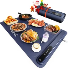 Durable Silicone Food Warming Tray with Adjustable Temp & Eco-Friendly Design