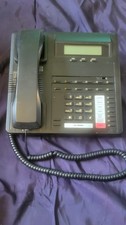 Vintage Harris Black Corded Telephone Speakerphone Business Office Phone