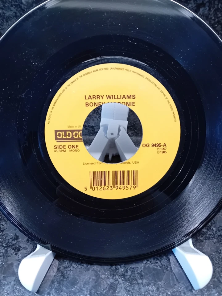 Larrry Williams - Boney Moronie & Short Fat Fannie on Old Gold Records  OG 9495. - Image 4 of 4