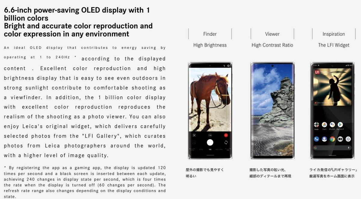 SHARP LEICA LEITZ PHONE 1 NEW UNLOCKED ANDROID LP-01 JAPAN FREE