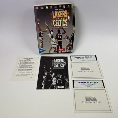 1989 EA Robert Weatherby Lakers Versus Celtics IBM 5.25'' Disk *Box Damage Read