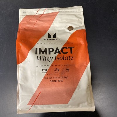 MyProtein Impact Whey Isolate Drink Mix, Chocolate Milkshake 5.5lb EXP 04-27+