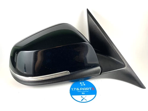 2013 BMW 320I Side Mirror Left Driver Black Door Power 6 Pin 2018 BMW OEM LH