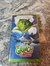 Dr Seuss How the Grinch Stole Christmas VHS Tape Jim Carrey