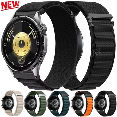 Nylon Armband für Huawei Watch GT6 GT5 GT4 GT3 GT2E Pro Ersatz 42mm 46mm Sport