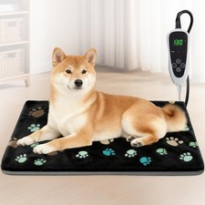 Pet Heating Pad Cats Electric Outdoor Dog Warming Bed Mat with Chew Resistant US