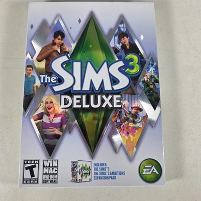 The Sims 3 Deluxe PC/Mac Video Game: Sims 3, Sims 3 Ambitions, Expansion Pack