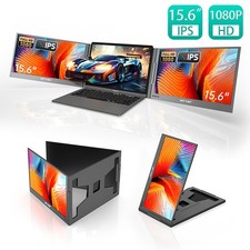 MT-VIKI 15.6 inch Laptop Screen Extender Potable Screen FHD 1080P 360  Rotation