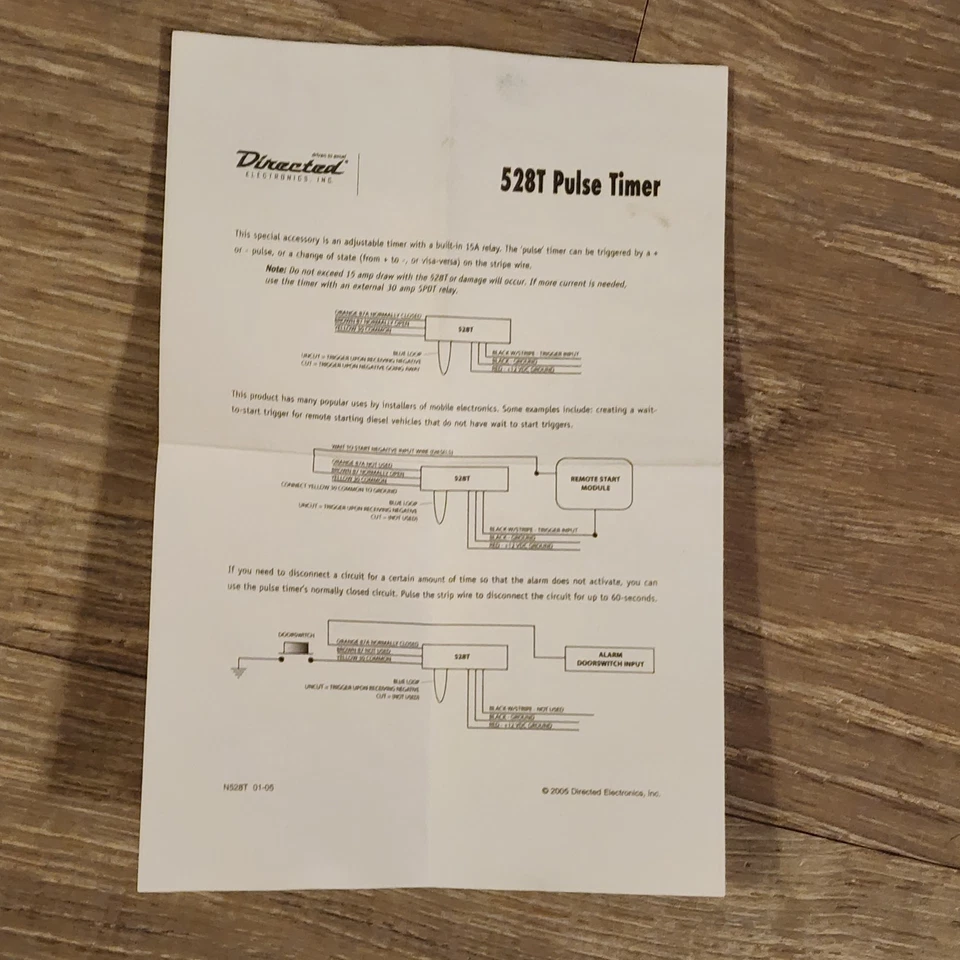 Pulse Timer Relay 528T 12 Volt Accessory DEI Directed Install Essentials NEW - Image 4 of 4