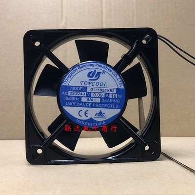 TOPCOL MODEL GL11025HB2 AC220/240V 0.09A 16W Industrial Cooling Fan #fv