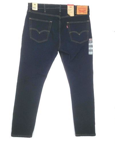 Levi's 512 Slim Taper Men's Jeans 38x30 Dark Wash Stretch Denim NWT