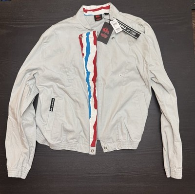 STRANGER THINGS X Quiksilver  The Steve  Jacket Pearl Blue, Size L NWT