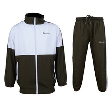 tracksuit set men black and white small size brand new Denaz brand