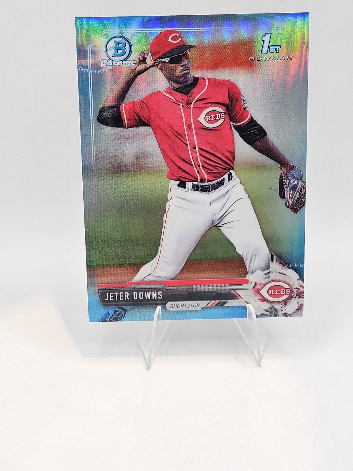 2017 Bowman Draft #BDC-6 Jeter Downs Chrome Sky Blue Refractor #/399
