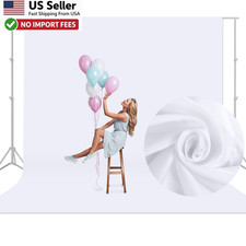 Aimosen 10x10 FT White Backdrop Background Photography Portrait Studio FROM USA