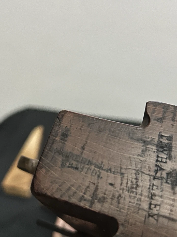 Greenslade Bristol Rebate Fillister Plane With Excellent Boxing Antique Vintage - Image 3 of 4