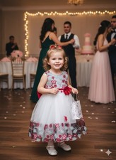 Toddler Pageant Flower Girl Lace Dress Little Girls Party Wedding Formal Dresse