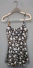Floral Mini Swing Dress Medium
