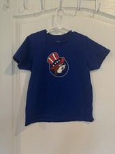 Buc-ee's kids blue patriotic 4th of July Shirt T-shirt Unisex size youth small