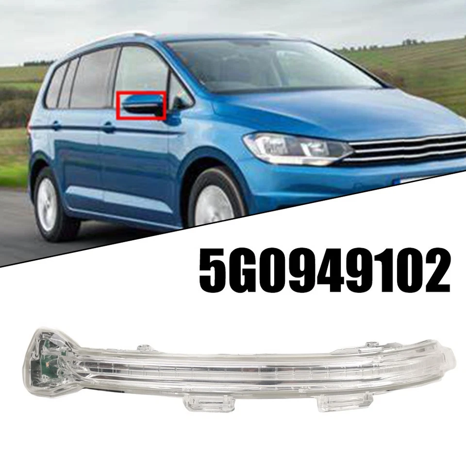 OEM Compatible LED Indicator for For Golf MK7 Right Side Rear View Mirrors - Image 2 of 4