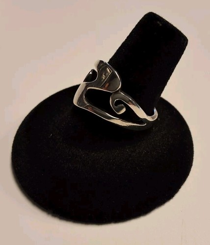 Anello in argento sterling misura 8,5 vintage - Foto 2 di 4