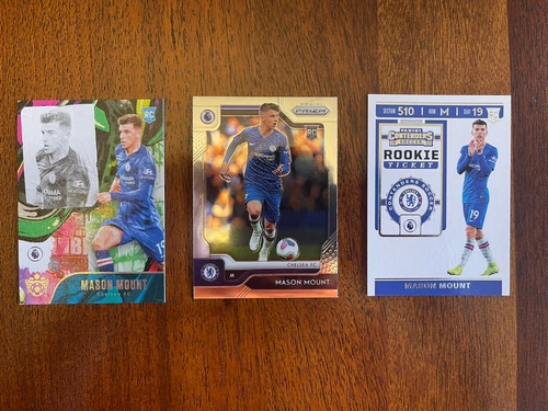 MASON MOUNT 2019-20 PANINI CHRONICLES CONTENDERS ROOKIE TICKET PRIZM RC LOT 3