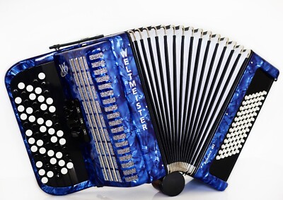 New 5 Row Weltmeister Romance 602 Button Accordion 72 Bass made in Germany
