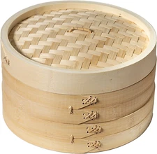 Joyce Chen Steamer, Bamboo, Tan Medium Medium, Natural 