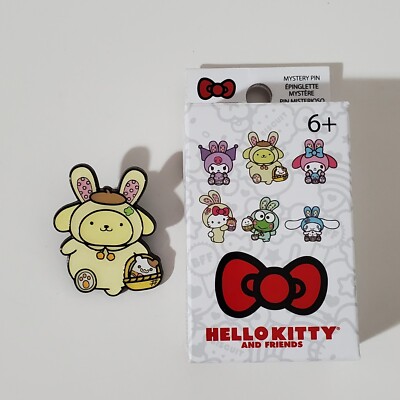 Sanrio Hello Kitty And Friends Bunny Blind Box Enamel Pin OPEN POMPOMPURIN