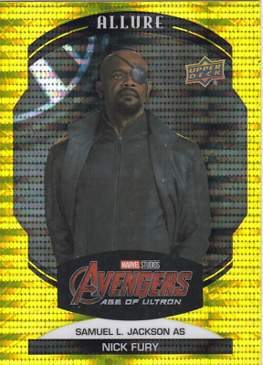 2023 UpperDeck Marvel Allure 38 Samuel L. Jackson Nick Fury Yellow