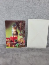 Set of 8 Kitten with Gifts Christmas Cards with Envelopes by Artis Paper Magic
