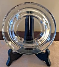 Round Clear Glass Vintage Ashtray 5" Table Top