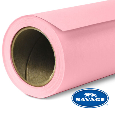 Savage Hintergrundkarton 1,35x11m Coral (Carnation Pink) Foto Studiohintergrund