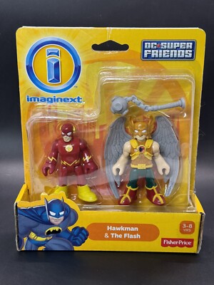 Imaginext Fisher Price DC Super Friends HAWKMAN THE FLASH New In Box 